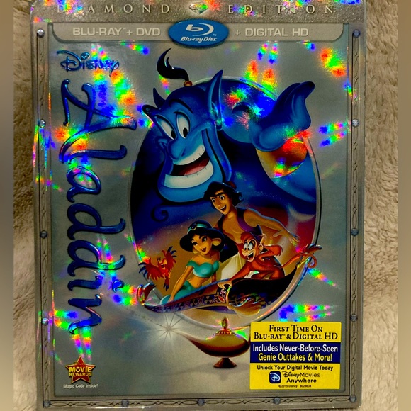 Disney’s ALADDIN Blu-ray/DVD combo, diamond edition (no digital copy included) - Picture 1 of 4
